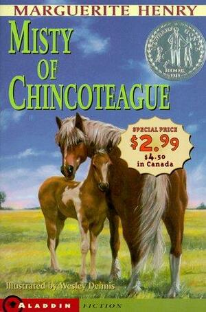 Misty of Chincoteague by Wesley Dennis, Marguerite Henry