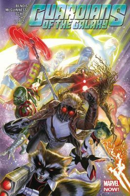 Guardians of the Galaxy: Deluxe Edition, Book Three by Mark Farmer, Brian Michael Bendis, Cory Petit, Alex Ross, John Livesay, Jason Keith, Valerio Schiti, Justin Ponsor, Ed McGuinness, Frank Cho, David López, Clayton Cowles, Mark Morales