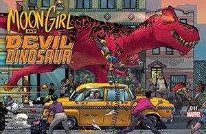 Moon Girl and Devil Dinosaur #11 by Brandon Montclare, Natacha Bustos, Amy Reeder