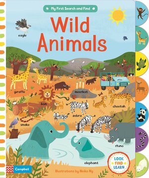 Wild Animals: A big picture board book (Etsi, löydä, opi) by Neiko Ng