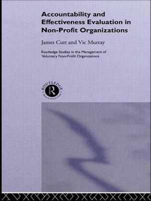 Accountability and Effectiveness Evaluation in Nonprofit Organizations by Vic Murray, James Cutt