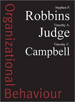 Organizational Behaviour - updated 18th edition - global edition  by Stephen P. Robbins, Timothy Campbell, Timothy A. Judge