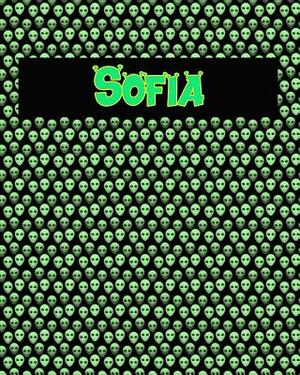 120 Page Handwriting Practice Book with Green Alien Cover Sofia: Primary Grades Handwriting Book by Sheldon Franks