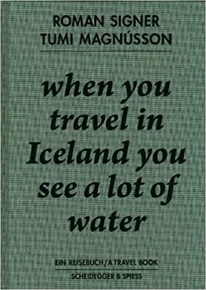 When You Travel in Iceland You See a Lot of Water: A Travelbook Including a Discussion Between Tumi Magnusson and Roman Signer by Roman Signer