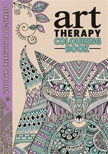 The Art Therapy Colouring Book by Hannah Davies, Richard Merritt, Cindy Wilde