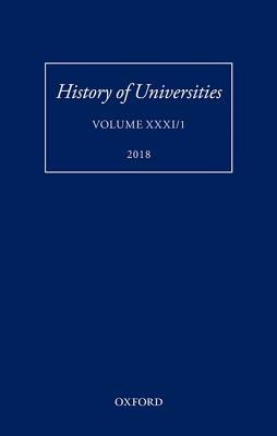 History of Universities: Volume XXXI / 1 by 