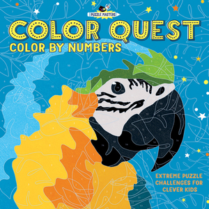 Color Quest: Color by Numbers: Extreme Puzzle Challenges for Clever Kids by Amanda Learmonth