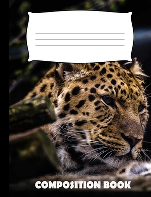 Composition Book: Leopard Composition Wide Ruled by Pinnacle Novelty Publishing