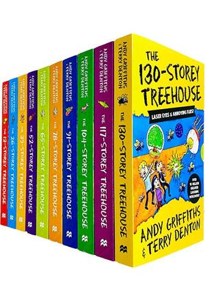 The Treehouse Series 10 Books Collection Set By Andy Griffiths by Andy Griffiths