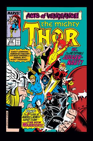 Thor (1966 - 1996) #412 by Tom DeFalco, Ron Frenz