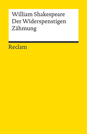 Shakespeare Der Widerspenstigen Zahmung by Frank Günther, William Shakespeare