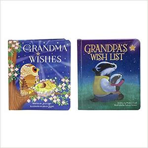 2 Pack Padded Board Books: Grandma Wishes and Grandpa's Wish List by Cottage Door Press, Julia Lobo, Madison Lodi