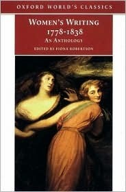 Women's Writing 1778 - 1838: An Anthology by Fiona Robertson