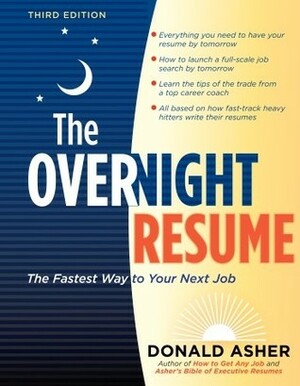 The Overnight Resume by Donald Asher