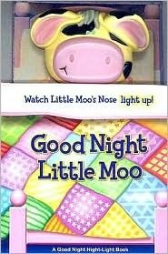 Good Night Little Moo With Cow Head Night Light by Daniel Howarth