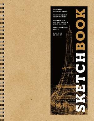 Sketchbook (Basic Large Spiral Kraft), Volume 15 by Sterling Publishing Company