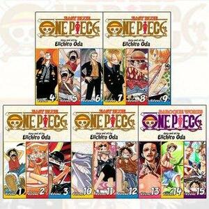 One Piece Omnibus Set 1: Vol. 1-5 by Eiichiro Oda