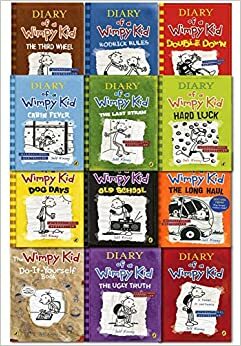 Diary of a Wimpy Kid Collection 12 Book Set  by Jeff Kinney