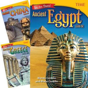 Time(r) You Are There! Ancient Times: 3-Book Set by Blane Conklin, Curtis Slepian, Wendy Conklin