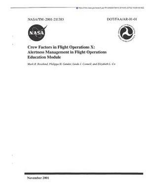 Crew Factors in Flight Operations X: Alertness Management in Flight Operations by National Aeronautics and Space Adm Nasa