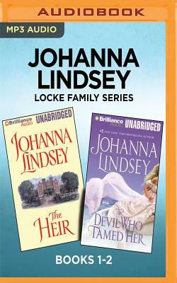 Johanna Lindsey Locke Family Series: Books 1-2: The Heir & the Devil Who Tamed Her by Johanna Lindsey