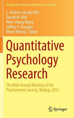 Quantitative Psychology Research: The 79th Annual Meeting of the Psychometric Society, Madison, Wisconsin, 2014 by 