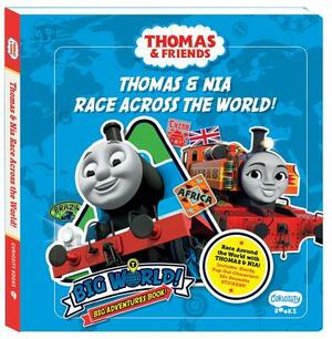 Thoma & Nia Race Across the World: A Big World, Big Adventures Book! by Rebecca Matheson