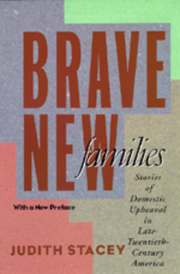 Brave New Families: Stories of Domestic Upheaval in Late-Twentieth-Century America by Judith Stacey