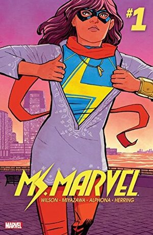 Ms. Marvel (2015-2019) #1 by Adrian Alphona, Various, Mirka Andolfo, Nico Leon, Diego Olortegui, Elmo Bondoc, G. Willow Wilson, Gustavo Duarte, Saladin Ahmed, Marco Failla, Francesco Gaston, Nelson Blake II, Robbie Thompson, Cliff Chiang, Cliff Chiang, Valerio Schiti, Joëlle Jones, Cameron Stewart, Rainbow Rowell, Sara Pichelli, David López, Takeshi Miyazawa