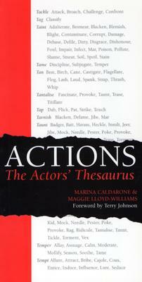 Actions: The Actors' Thesaurus by Maggie Lloyd-Williams, Marina Calderone