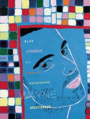Blue Stranger with Mosaic Background by Wayne Koestenbaum
