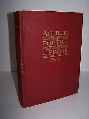 American Poetry and Prose by Norman Foerster