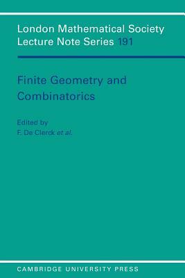 Finite Geometry and Combinatorics by 