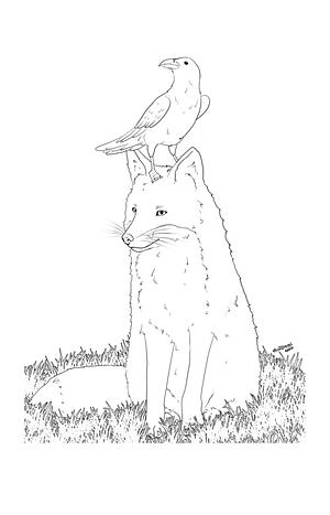 The Fox and the Dumpster by Sam Burns