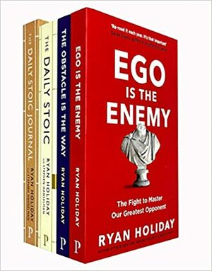 The Daily Stoic / The Daily Stoic Journal / The Obstacle is the Way / Ego is the Enemy by Ryan Holiday