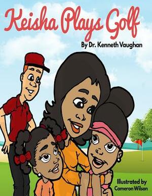 Keisha Plays Golf by Kenneth Vaughan