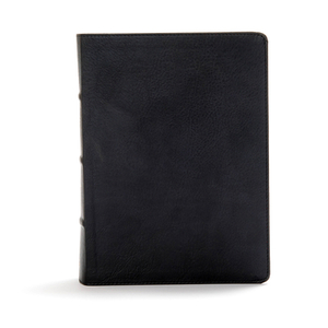 CSB Study Bible, Black Deluxe Leathertouch by Csb Bibles by Holman