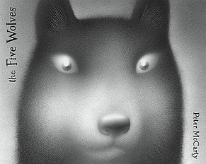 Five Wolves by Peter McCarty