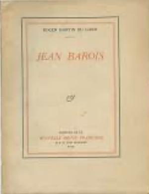 Jean Barois by Roger Martin du Gard