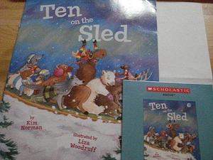 Ten on the Sled Book & Audio CD by Liza Woodruff, Kim Norman