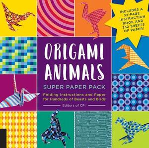 Origami Animals Super Paper Pack: Folding Instructions and Paper for Hundreds of Beasts and Birds--Includes a 32-Page Instruction Book and 232 Sheets by CPI