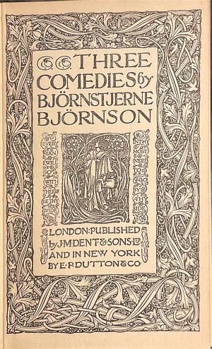 Three Comedies by Bjørnstjerne Bjørnson