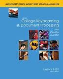 Word 2007 Manual t/a Gregg College Keyboarding &amp; Document Processing (GDP); Microsoft Word 2007 Update by Scot Ober, Jack Johnson, Arlene Zimmerly