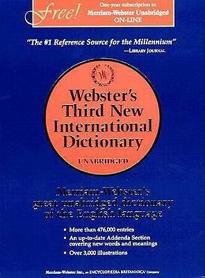 Webster's Third New International Dictionary by Philip Babcock Gove