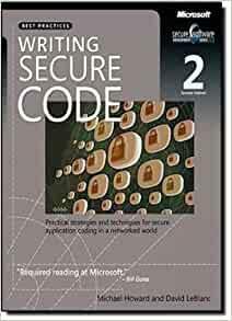 Writing Secure Code by Michael Howard