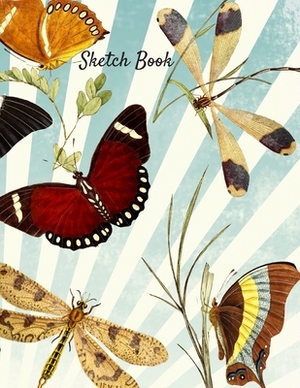 Sketch Book: Vintage Butterfly Themed Sketchbook For Drawing and Creative Doodling by Adidas Wilson