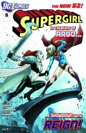 Supergirl #5 by Mahmud Asrar, Michael Green, Mike Johnson