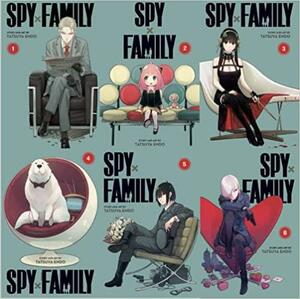 Spy x Family Manga Volumes 1 - 6 Collection Set by Tatsuya Endo
