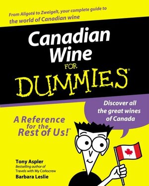 Canadian Wine for Dummies by Barbara Leslie, Tony Aspler