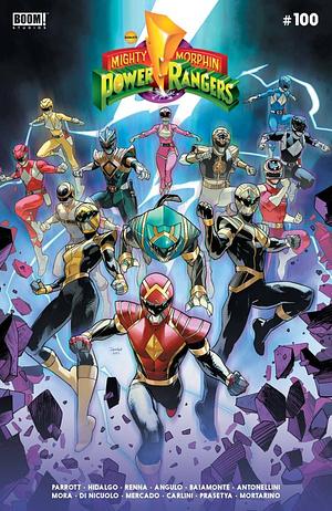 Mighty Morphin Power Rangers #100 by Dan Mora, Moisés Hidalgo, Sara Antonellini, Raúl Angulo, Walter Baiamonte, Daniele Di Nicuolo, Hendry Prasetya, Miguel Mercado, Marco Renna, Francesco Mortarino, Eleonora Carlini, Ryan Parrot